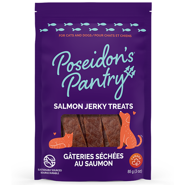Poseidon's Pantry Dog Jerky Salmon - 85g