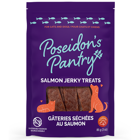 Poseidon's Pantry Dog Jerky Salmon - 85g