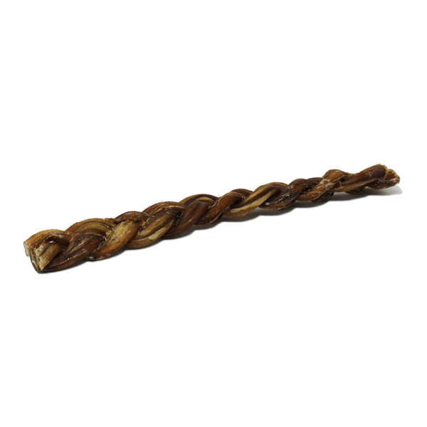 Open Range - Dog Chew - Water Buffalo Bully Braid - 9-12"