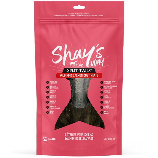 Shay's Way Dog Split Tails Pink Salmon - 50g