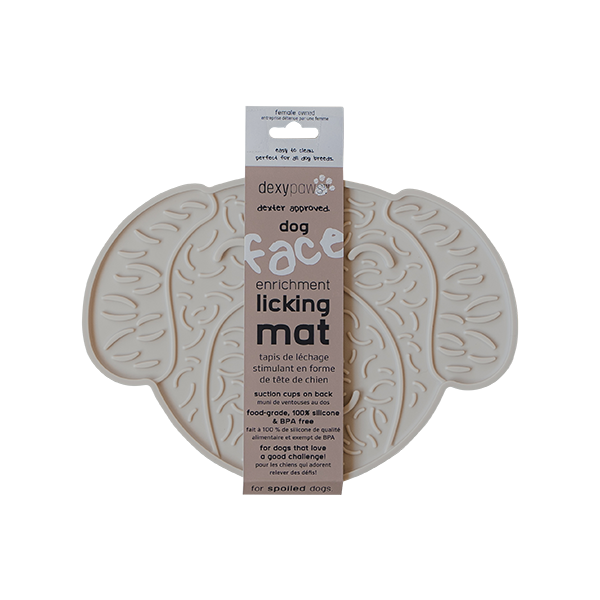 Dexy Paws - Dog Toy - Lick Mat - Dog Face