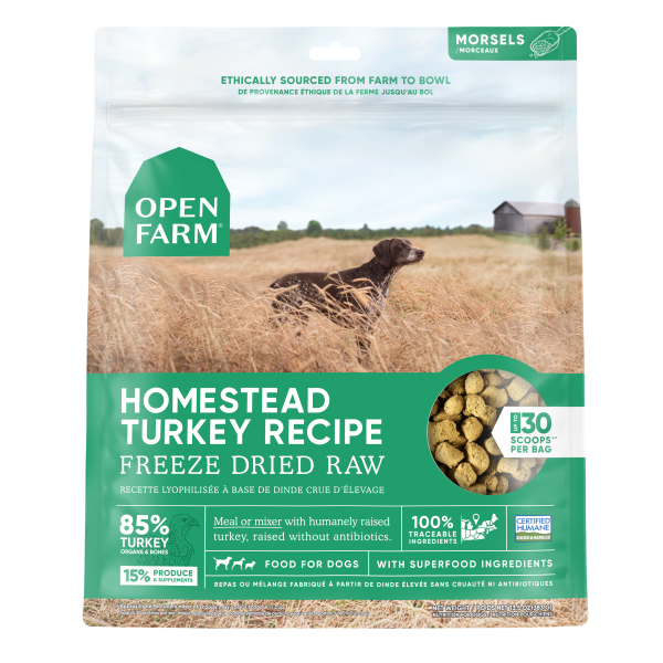 Open Farm - Freeze Dried - Turkey Morsels - 13.5oz