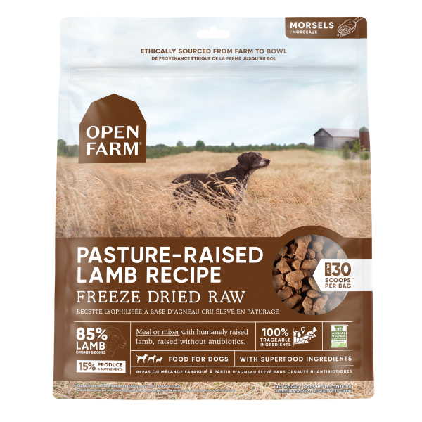Open Farm - Freeze Dried - Lamb Morsels - 3.5oz