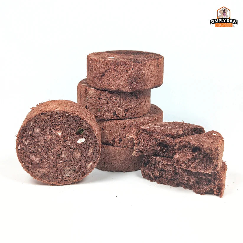 Simply Raw - Dog Food - FD Pucks - Bone in Beef Gourmet - 454g