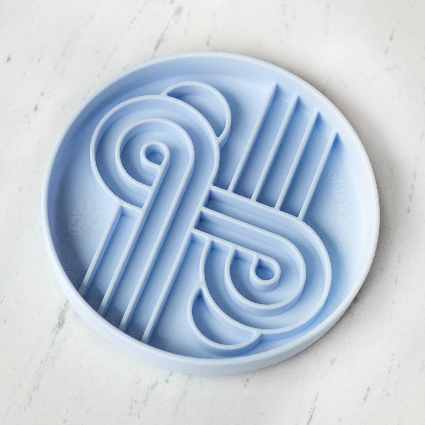 Ollie B Good - Zoomies Slow Feed Bowl - Blueberry