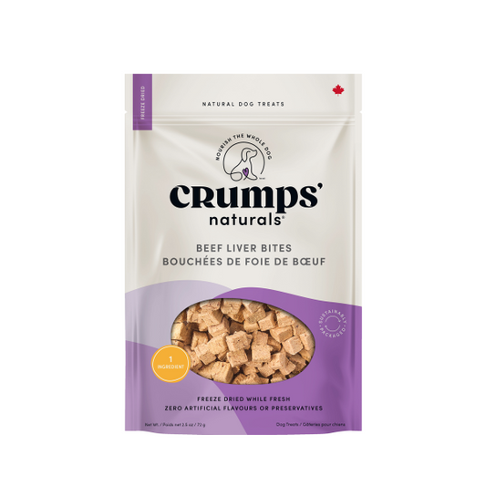 Crumps’ - Dog Treat - Beef Liver Bites - Small 72g