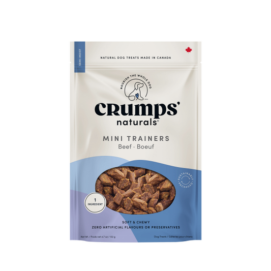 Crumps’ - Dog Treat - Mini Trainers -  Beef - Large 300g
