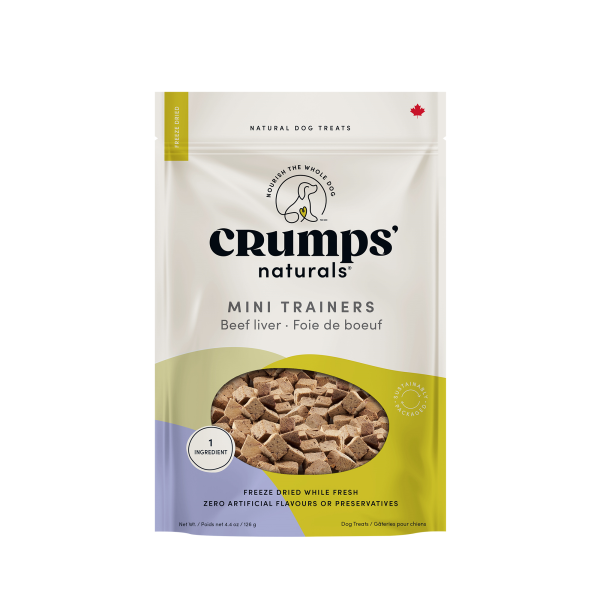 Crumps’ - Dog Treat - Mini Trainers Beef Liver - 126g