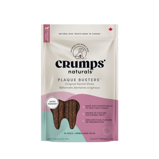 Crumps’ - Dog Treat - Plaque Busters Original 7” - 30 Pack