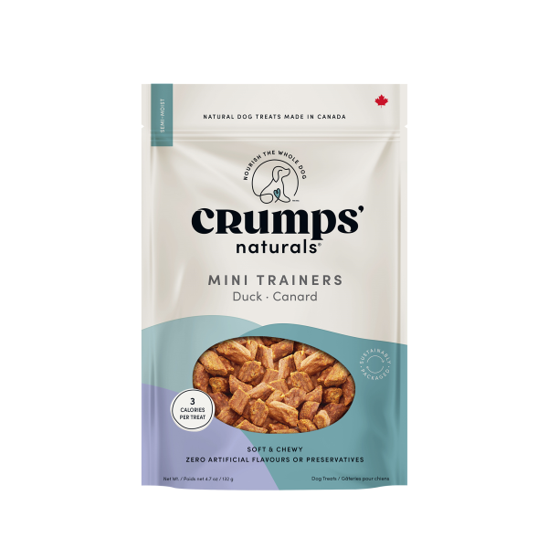 Crumps’ - Dog Treat - Mini Trainers - Duck - Large 300g