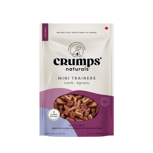 Crumps’ - Dog Treat - Mini Trainers - Lamb - Large 300g