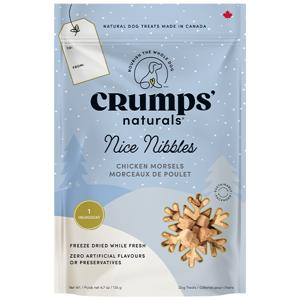 Crumps’ - Dog Treat - Holiday Nice Nibbles FD Chicken - 4.7oz