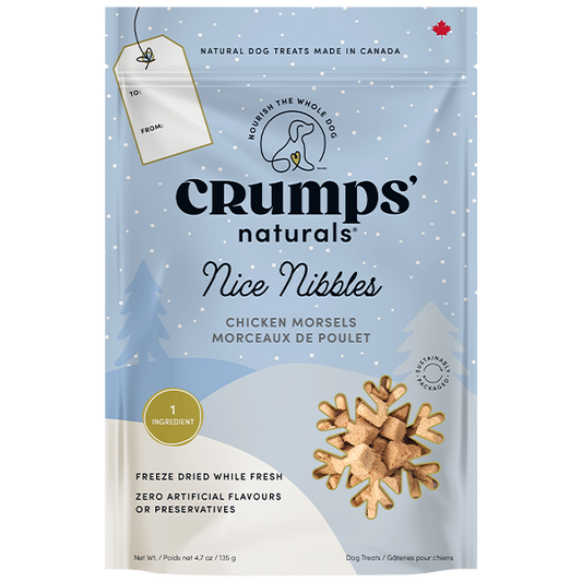 Crumps’ - Dog Treat - Holiday Nice Nibbles FD Chicken - 4.7oz