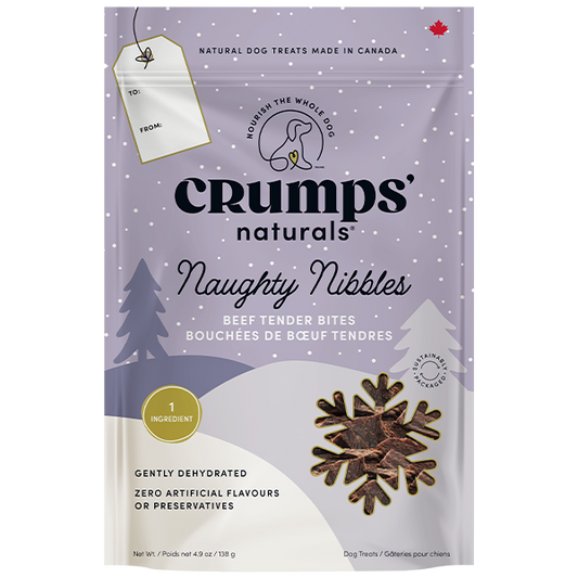 Crumps' - Dog Treat - Naughty Nibbles - Beef Tender Bites - 138g