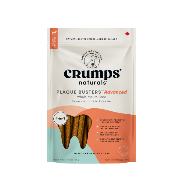 Crumps’ - Dog Treat - Plaque Busters Advanced 7" - 10 Pack