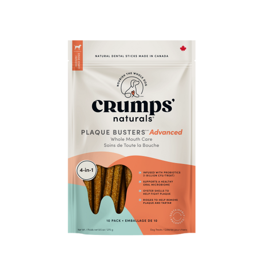 Crumps’ - Dog Treat - Plaque Busters Advanced 7" - 10 Pack