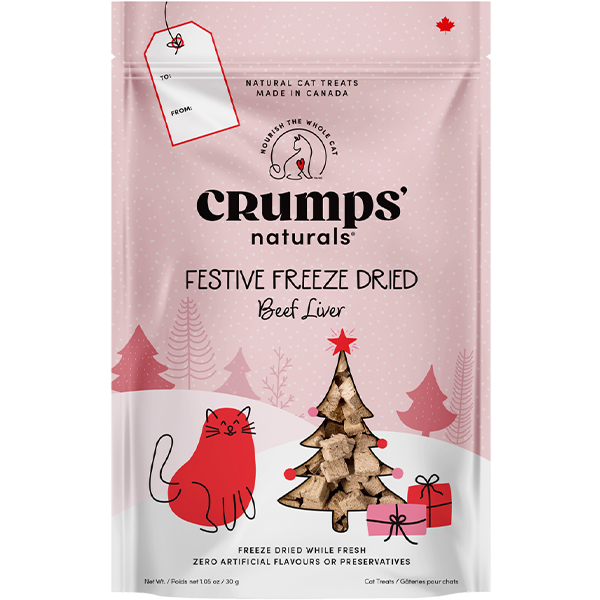 Crumps - Cat Treat - Festive Freeze Dried - Beef Liver