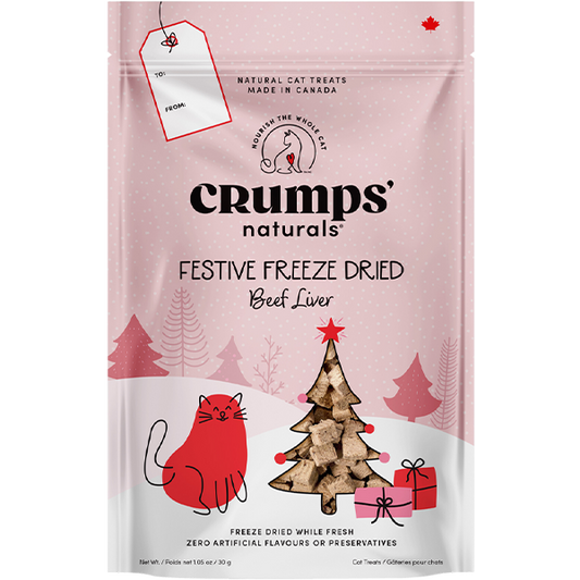 Crumps - Cat Treat - Festive Freeze Dried - Beef Liver