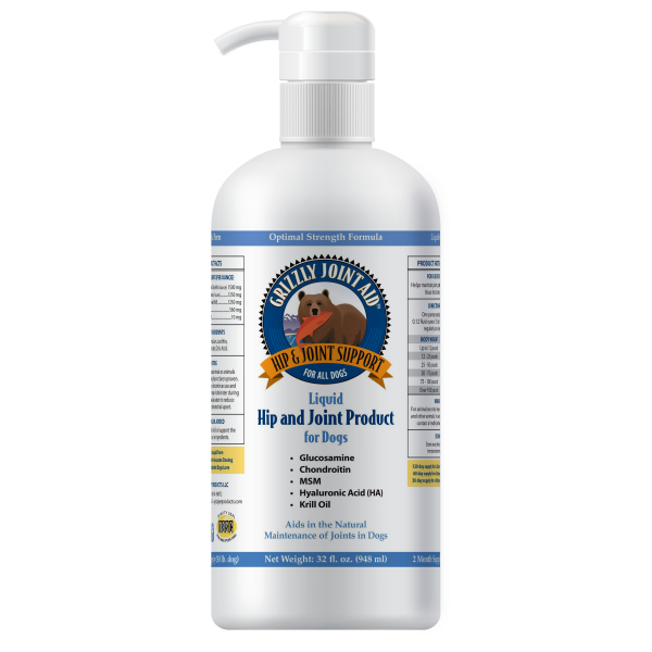 Gizzly - Dog Supplement - Hip & Joint Oil - 32oz