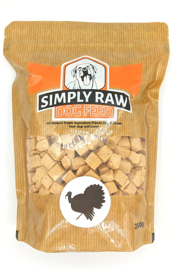 Simply Raw - Dog Treat - FD Turkey Bites - 200g