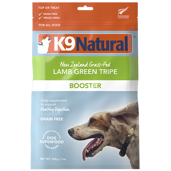 K9 Natural-Freeze Dried Booster-Lamb Green Tripe-7oz