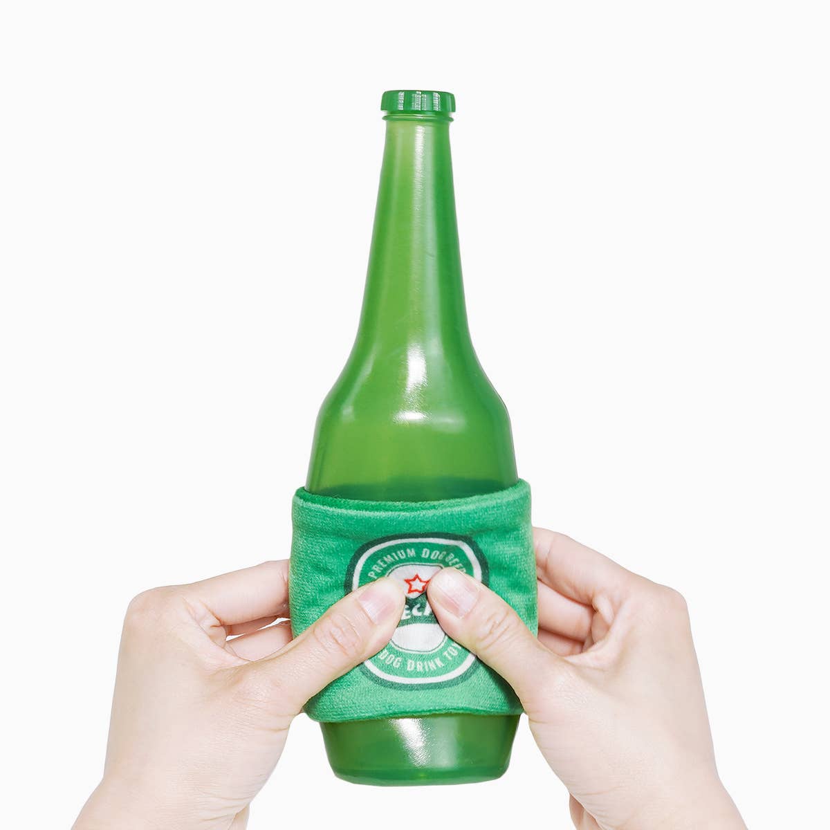 HugSmart Pet - Boozy Tailz | Canine Beer -TPR Rubber Dog Toy