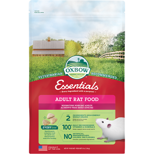 Oxbow Essentials - Adult Rat Food - 1lb