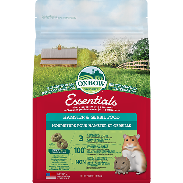 Oxbow Essentials - Hamster & Gerbil Food - 1lb