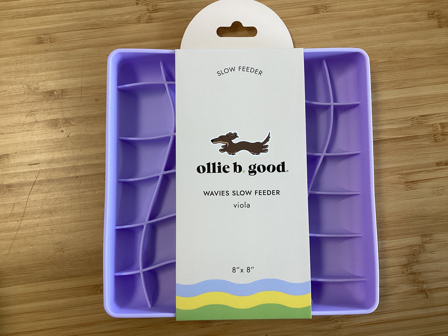 Ollie B Good - Wavies Slow Feeder - Viola