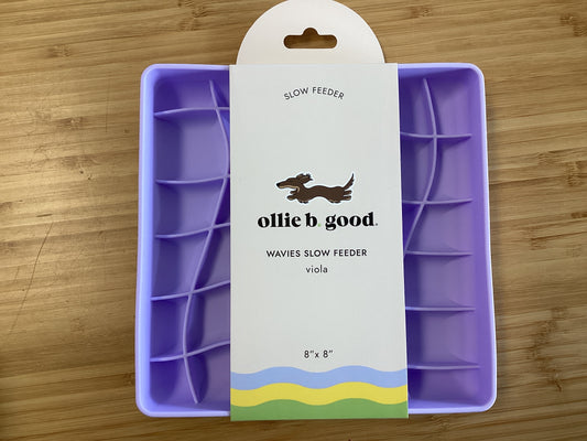 Ollie B Good - Wavies Slow Feeder - Viola