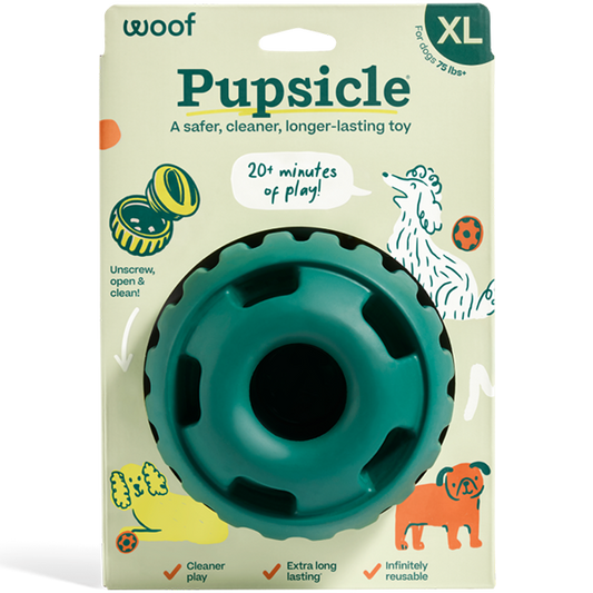Woof Pet - Dog Toy - Pupsicle - Green - XLarge