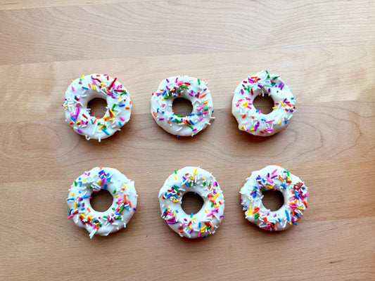 Charlie's Bakeshop - Dog Treat - Confetti Doughnut - 3 PACK