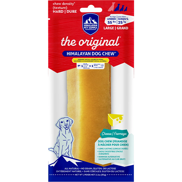 Himalayan Dog Chew-The Original-Large-Under 55lbs-Himalayan Pet Supply
