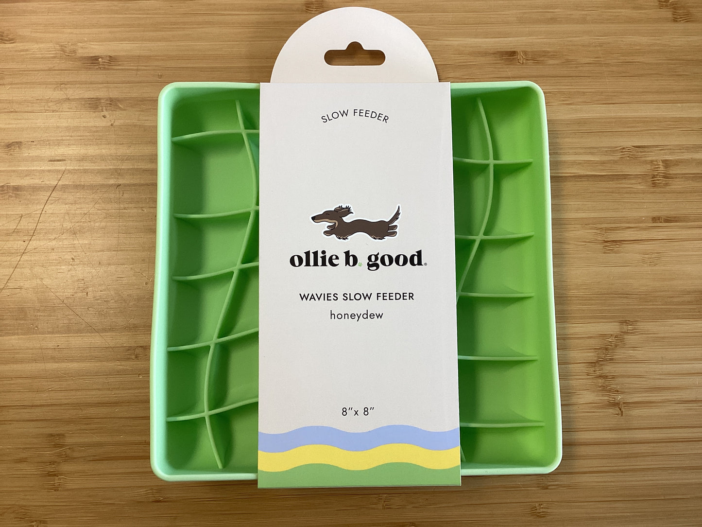 Ollie B Good - Wavies Slow Feeder - Honeydew