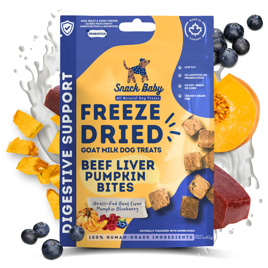 Snack Baby - Dog Treat - Beef Liver Pumpkin Bites
