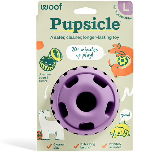 Woof Pet - Dog Toy - Pupsicle - Lavender - Large