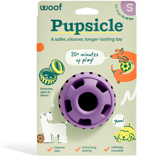 Woof Pet - Dog Toy - Pupsicle - Lavender - Small