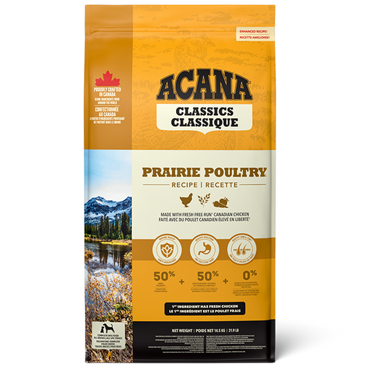 Acana - Dog Food - Classics - Prairie Poultry - 14.5 kg
