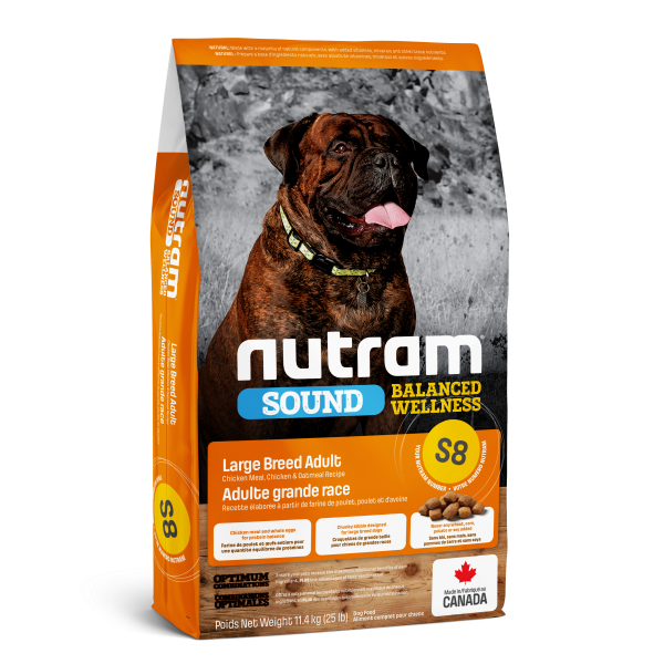 Nutram - Sound Balanced Wellness - S8 Large Breed - 11.4kg - Dog Food