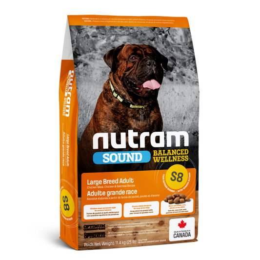 Nutram - Sound Balanced Wellness - S8 Large Breed - 11.4kg - Dog Food