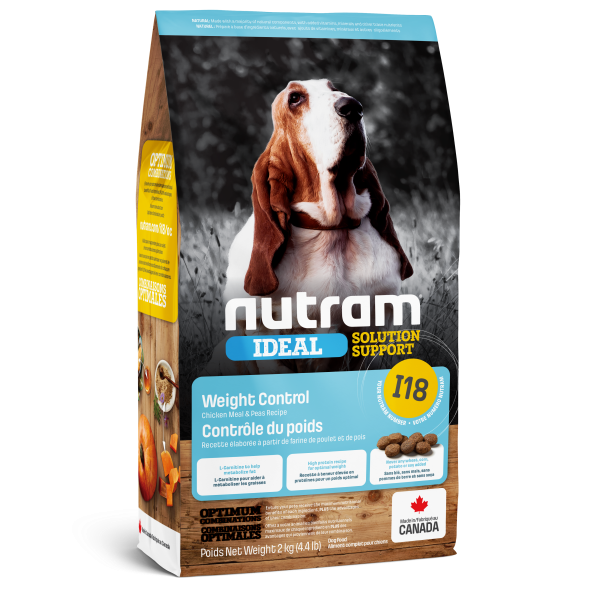 Nutram - Ideal Solution Support - I18 Weight Control - 11.4kg - Dog Food