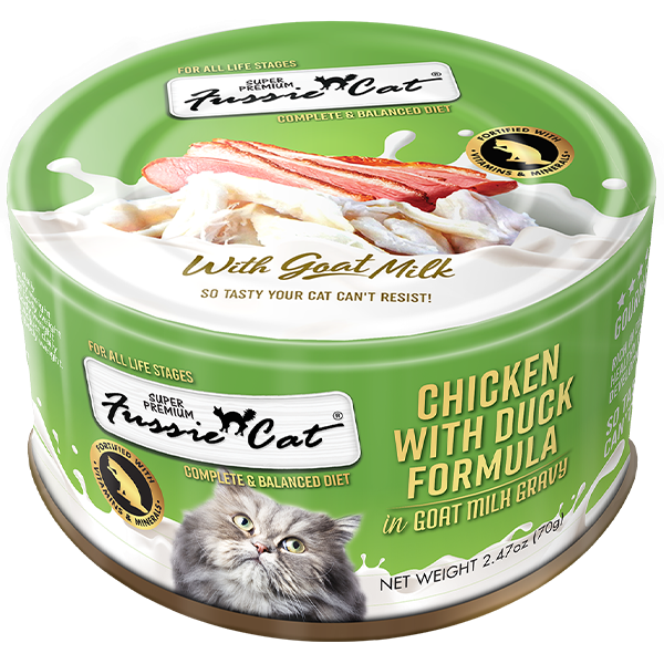 Fussie Cat-Chicken with Duck in Goat Milk-2.47oz