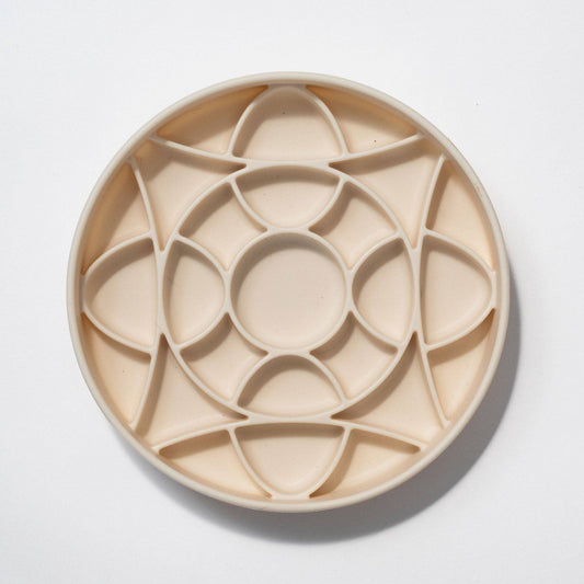 Dogged - Slow Feeder Bowl - Circulo - Buttercream