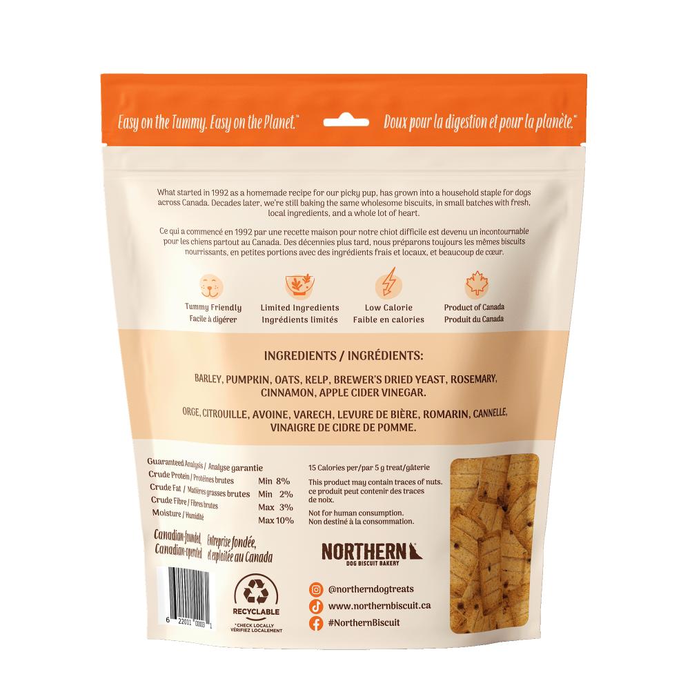 Northern Dog Biscuit - Dog Treat - Pumpkin Pie - 500g