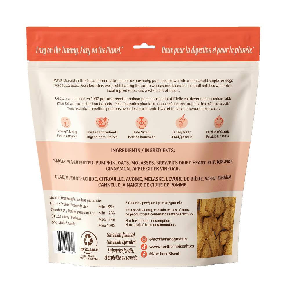 Northern Dog Biscuit - Dog Treat - Mini Mix Pumpkin Pie & Peanut Crunch - 450g