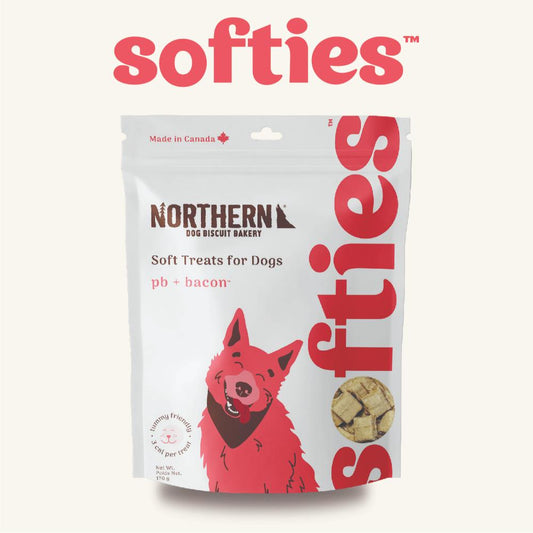 Northern Dog Biscuit - Dog Treat - Softies - Peanut Butter & Bacon - 170g