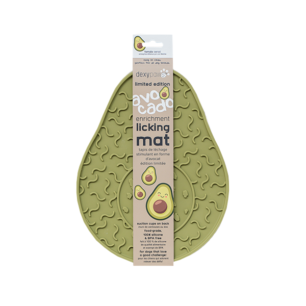 Dexypaws - Dog Enrichment Lick Mat - Avacado