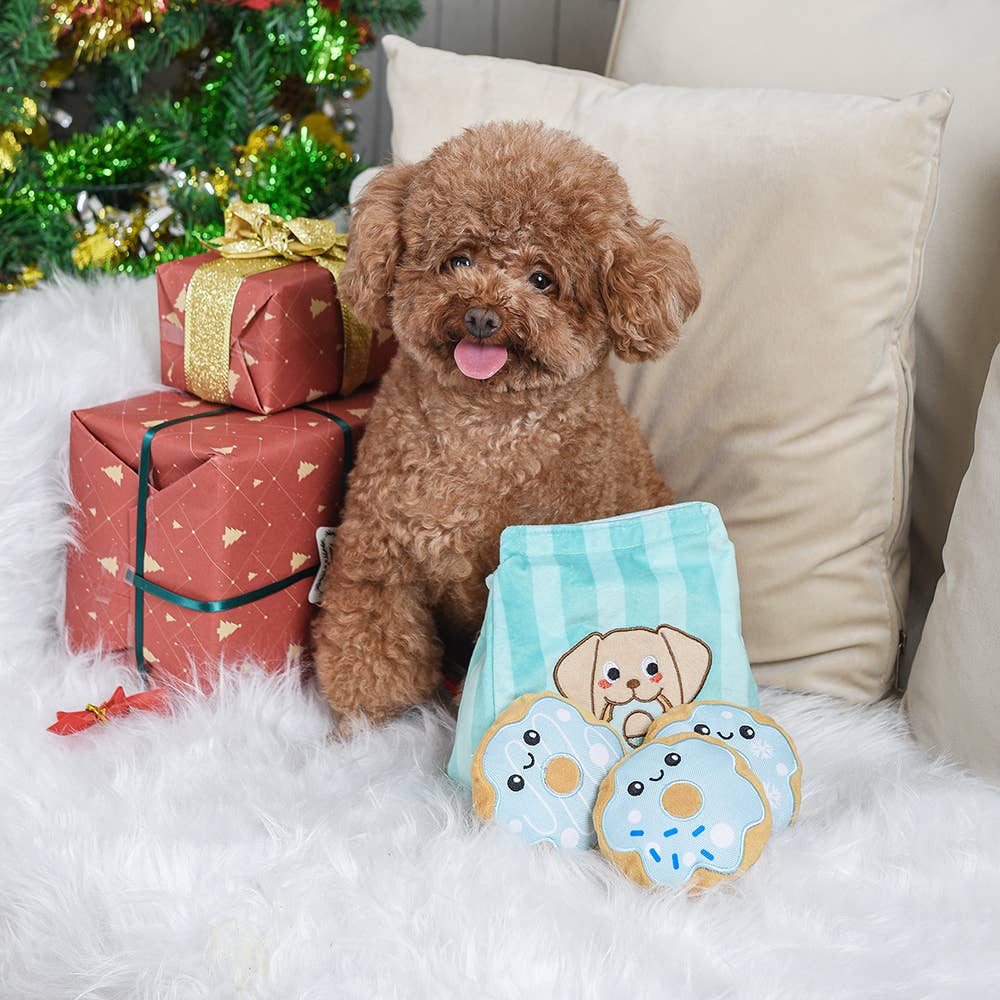 HugSmart Pet - Dog Toy - Food Party - Donuts - Interactive