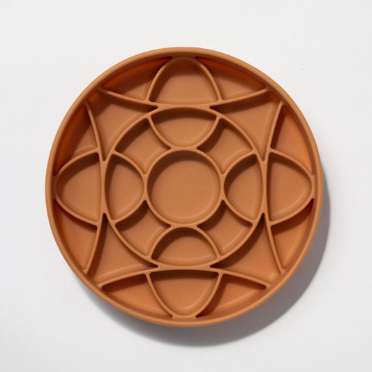 Dogged - Slow Feeder Bowl - Circulo - Nutmeg