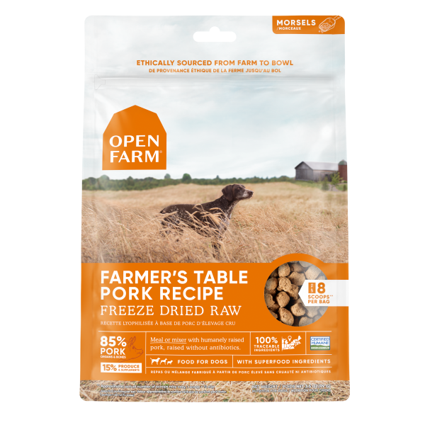 Open Farm - Freeze Dried - Pork Morsels - 3.5oz
